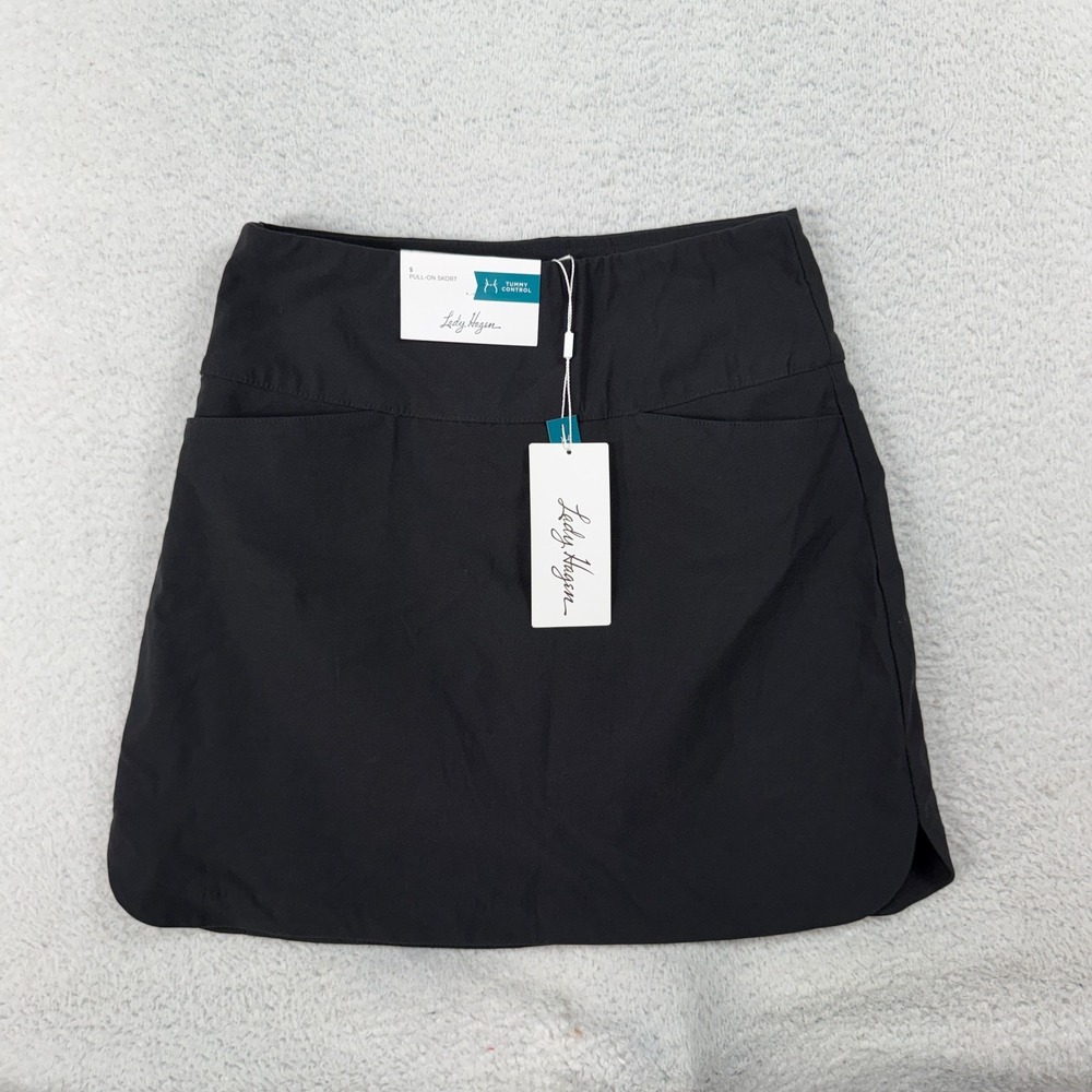 Lady Hagen Women s Tummy Control Golf Short Size Small W26 Black NEW $65 Retail